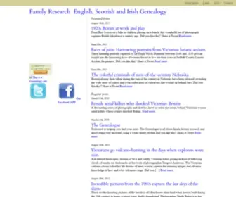 Lineages.co.uk(Family Research) Screenshot