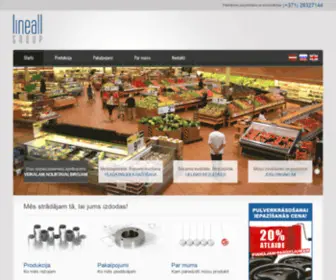 Lineallgroup.lv(LINEALL GROUP) Screenshot