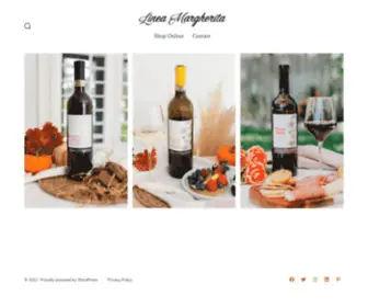 Lineamargheritawines.com(Linea Margherita Wines) Screenshot