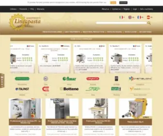 Lineapasta.com(Professional pasta equipments) Screenshot