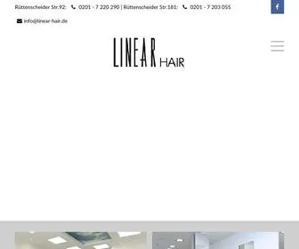 Linear-Hair.de(Linear hair) Screenshot