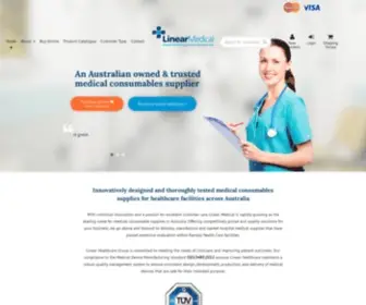 Linearmedical.com.au(Medical Consumable Suppliers Australia) Screenshot