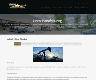 Linearmfg.com(Linear Manufacturing) Screenshot