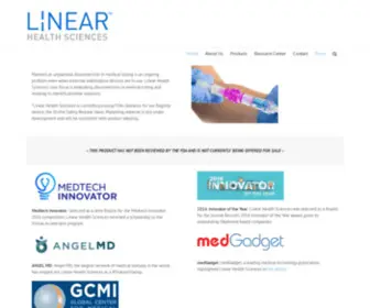 Linearsciences.com(Linear Health Sciences) Screenshot