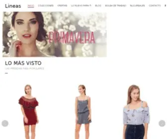 Lineas.com.mx(Lineas) Screenshot