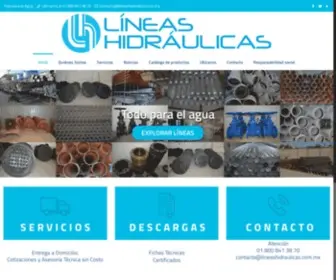 Lineashidraulicas.com.mx(Todo para el Agua) Screenshot