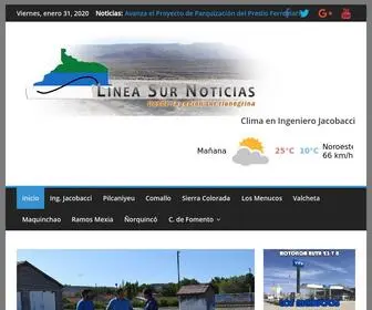 Lineasurnoticias.com.ar(Linea Sur Noticias) Screenshot