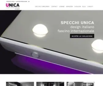 Lineaunica.com(Specchi design Unica) Screenshot