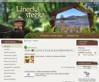 Lineckastezka.cz(Aktu) Screenshot