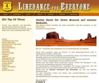 Linedance4Everyone.de(Tänze) Screenshot