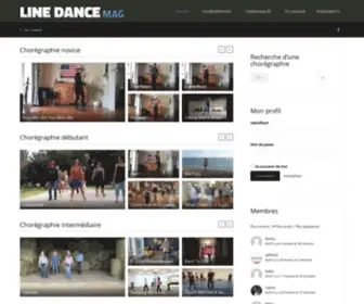 Linedancemag.com(Line Dance Mag) Screenshot