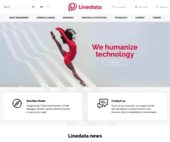Linedata.com(Global solutions provider dedicated to the investment management and credit community. Linedata) Screenshot