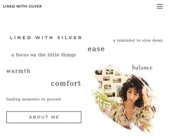 Linedwithsilver.com(Made with love by Neda Kerendian) Screenshot