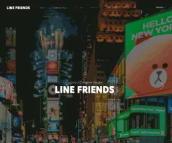 Linefriends.com(LINE FRIENDS Corporation) Screenshot