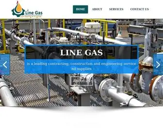 Linegas.net(Contracting & supplies) Screenshot