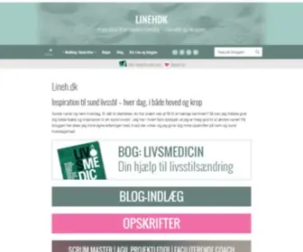 Lineh.dk(Inspiration til sund livsstil og effektiv hverdag) Screenshot