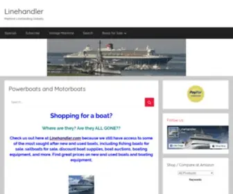 Linehandler.com(Boat for Sale) Screenshot