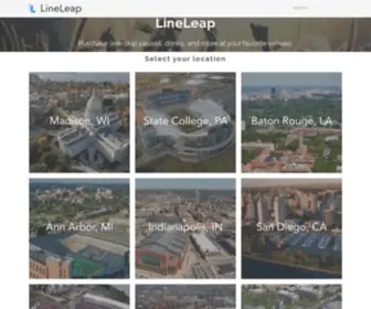 Lineleaptickets.com(LineLeap) Screenshot