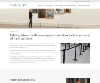 Linelogic.com(Stanchions, Retractable Belt Barriers & Line Dividers) Screenshot