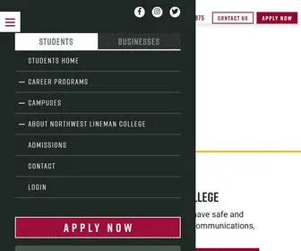 Lineman.edu(Northwest Lineman College) Screenshot