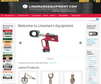 Linemansequipment.com(Lineman's Equipment) Screenshot