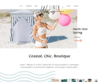 Linen-AND-Waves.com(Augustine Clothing Boutique) Screenshot