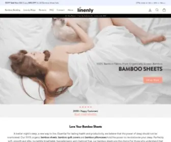 Linenly.com.au(Bamboo Sheets) Screenshot