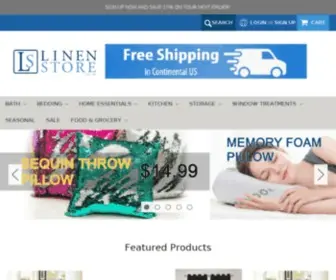 Linenstore.com(Linen Store) Screenshot