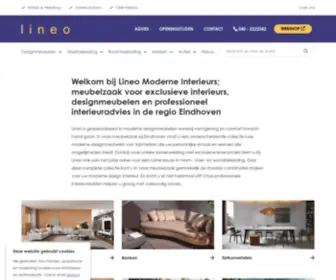 Lineo.nl(Welkom bij Lineo Moderne Interieurs) Screenshot