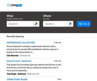 Linesjob.com(Lines Job) Screenshot