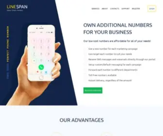 Linespan.com(LineSpan Portal) Screenshot