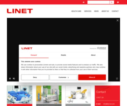 Linet.uk.com(Linet) Screenshot