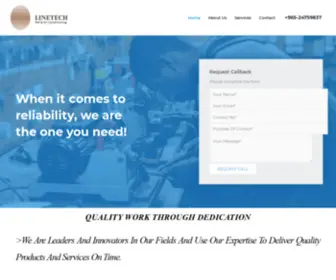 Linetechkw.com(LINETECH) Screenshot
