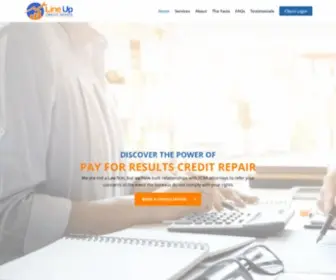 Lineupcreditrepair.com(Lineup Credit Repair) Screenshot