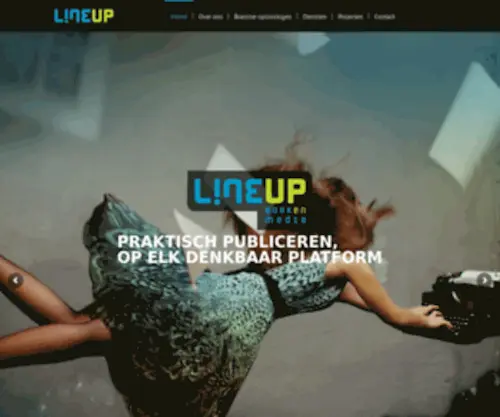 Lineup.nl(LINE UP bestaat sinds 1986 en) Screenshot