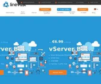 Linevast.de(Linevast Hosting) Screenshot