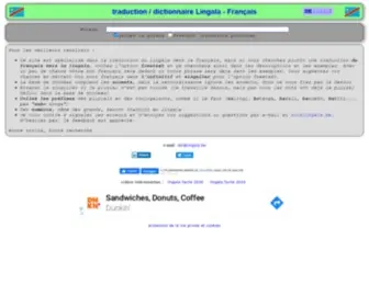 Lingala.be(Français) Screenshot