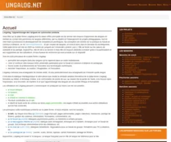 Lingalog.net(Accueil) Screenshot