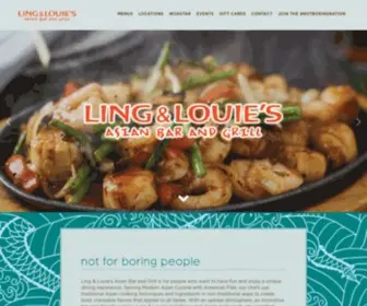 Lingandlouies.com(Ling & Louie's) Screenshot