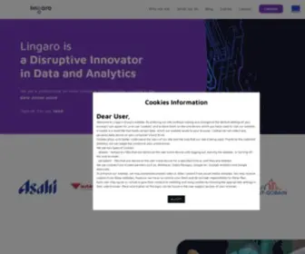 Lingarogroup.com(Lingaro is a disruptive innovator focused on data) Screenshot