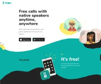 Lingbe.com(Practice languages with native speakers) Screenshot