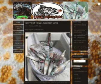 Lingcodlures.com(Ling Cod Lures) Screenshot