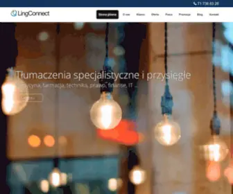 Lingconnect.pl(Biuro tłumaczeń LingConnect) Screenshot