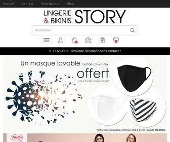 Lingerie-Story.fr(Lingerie & Bikinis Story) Screenshot
