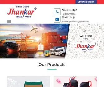 LingeriesjHankar.com(Jhankar Garments) Screenshot