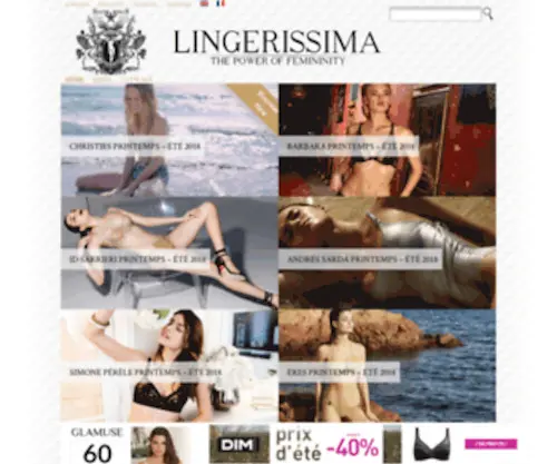 Lingerissima.com(Photos lingerie fashion show by LINGERISSIMA ®) Screenshot
