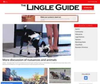 Lingleguide.com(Breaking News from your Local News Source Leader in Lingle) Screenshot