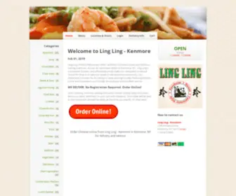 Linglingny.com(Order Chinese online from Ling Ling) Screenshot