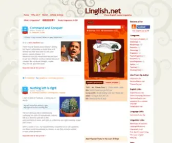 Linglish.net(Where English meets Linguistics) Screenshot