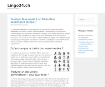 Lingo24.ch(übersetzungsbüro schweiz) Screenshot